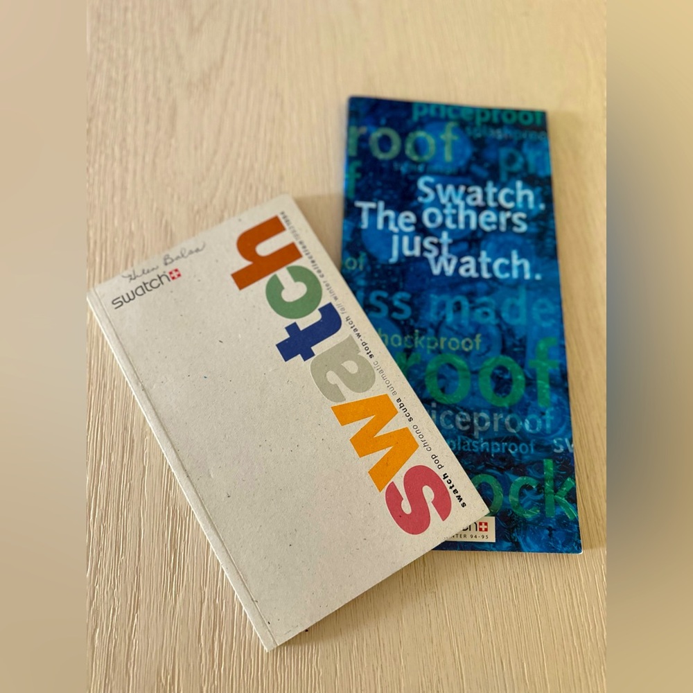 Collectible swatch booklets